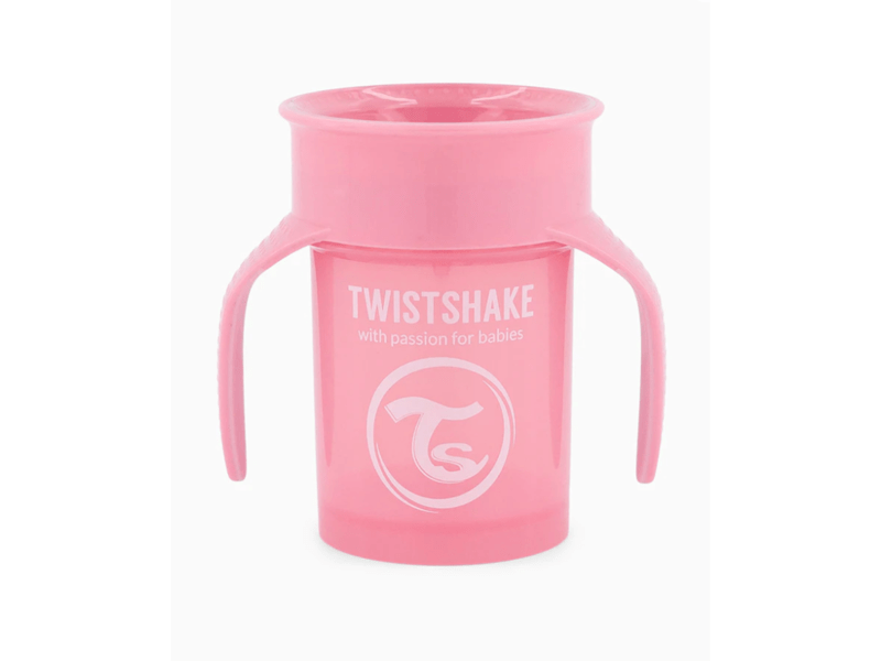Twistshake 360 Cup 230ml 6m+ Pastel Pink
