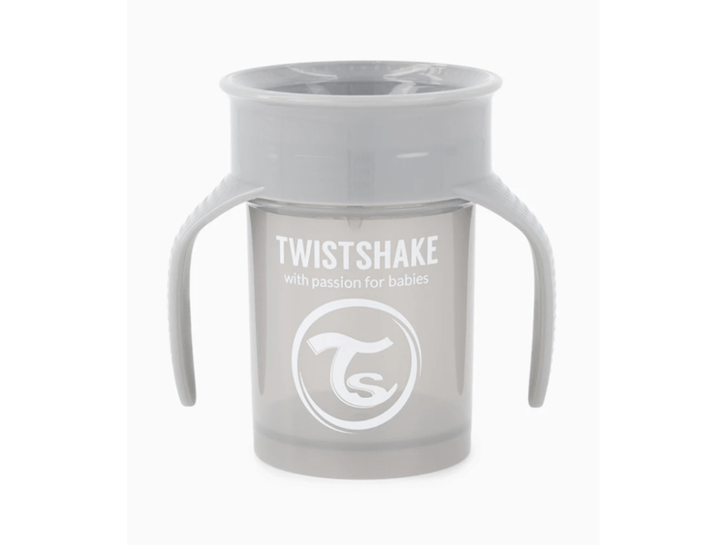 Twistshake 360 Cup 230ml 6m+ Pastel Grau