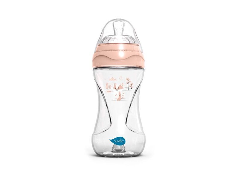 Nuvita 250ml Babyflasche Materno Pink