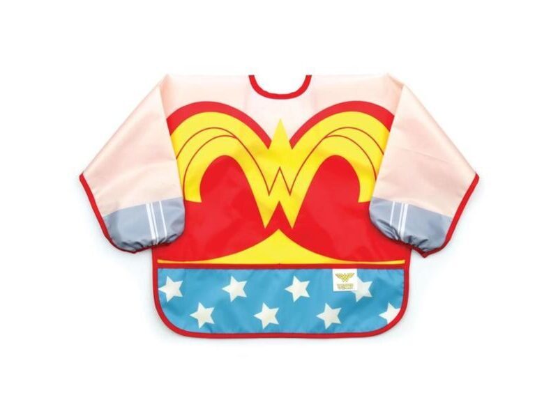 Bumkins Costume Sleeved Bib Comics Wonder Woman  6-24Mt.