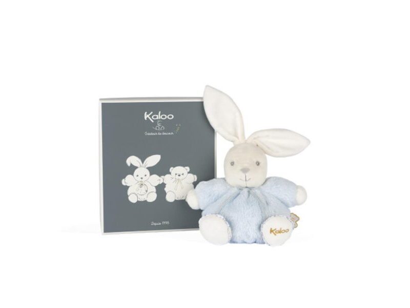 Kaloo Perle Chubby Kaninchen klein blau 18cm