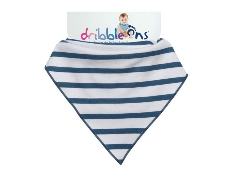 DLS Socks-On Dribble Bib Nautical Stripes