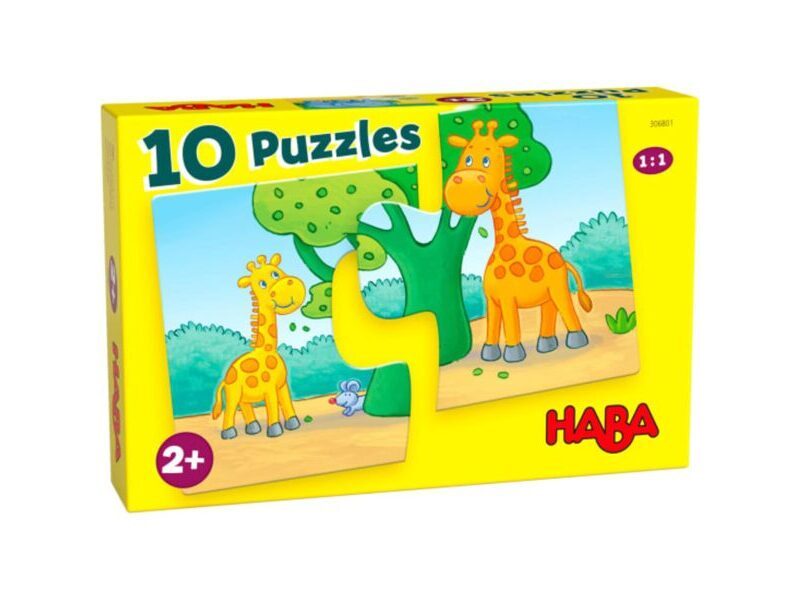 Haba 10 Puzzle  Wilde Tiere