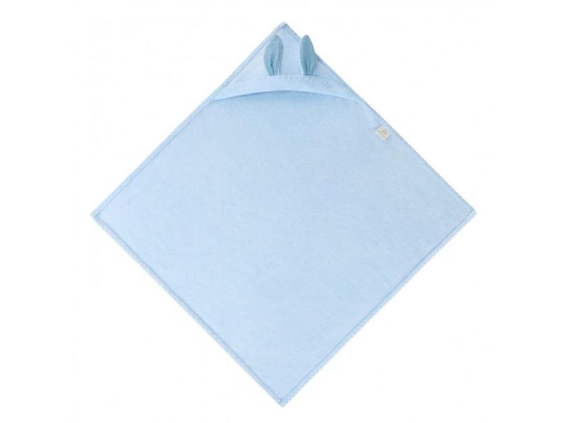 Maylily Bamboo Towel Bunny light blue 85x85cm