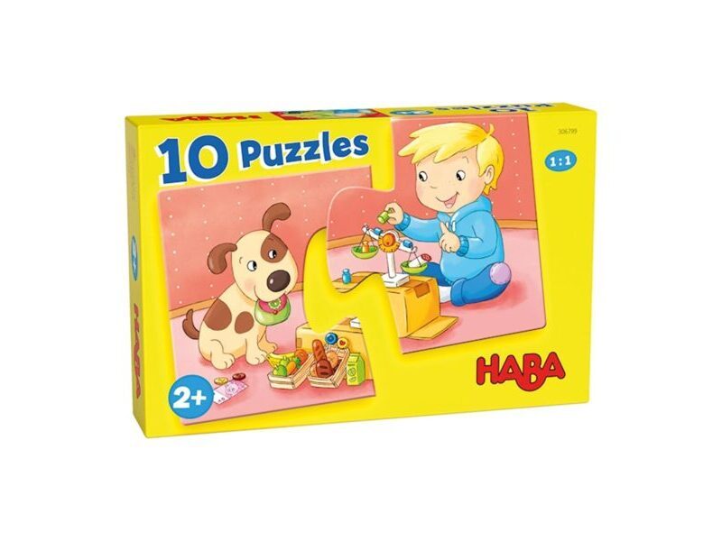 Haba 10 Puzzle Mein Spielzeug