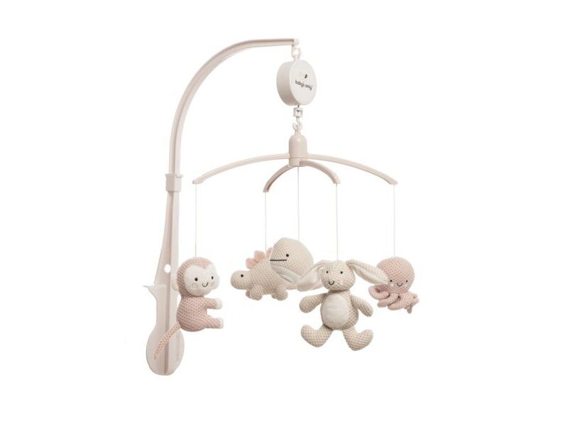 Baby's Only Musik Mobile Animals Alt Rosa/Warm Linen