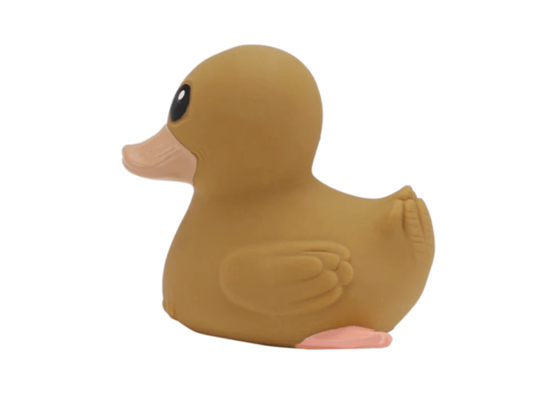 Hevea Kawan mini rubber duck golden ochre