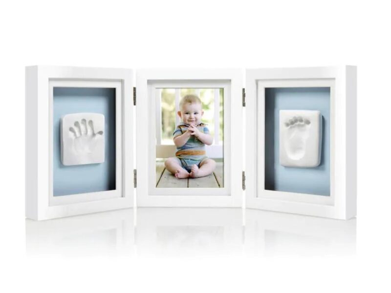 Pearhead Baby Deluxe Tischbilderrahmen mit Abdruck
