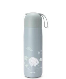 Nuvita Thermosflasche blau 400ml mit Trinkbecher